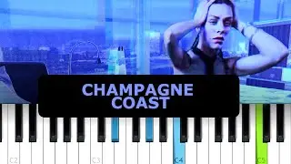 Blood Orange - Champagne Coast (Piano Tutorial)