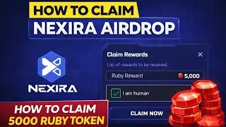 How to claim 5000 Ruby token | Nexira Airdrop claim kaise kare | 5000 ruby token claim |Nexira claim