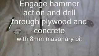 Express Nails - How to attach the wood to concrete
