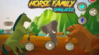 🐴Horse Family Simulator 3D Survive in The Wild and protect your Family