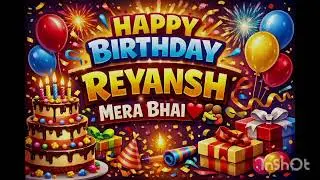 Happy birthday REYANSH MERA BHAI❤️🫂 || amazing song || #real #brother #music  || KRITIK MUSIC 