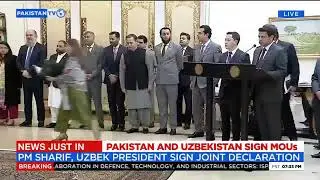 LIVE: Pakistan and Uzbekistan sign MOUs