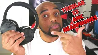 50 Hour Battery! Big Bass! NEW TREBLAB E3 ANC Wireless Headphones!