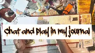 Chat and play in my journal - journal with me #ajsiotm