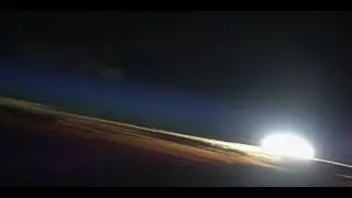 SPETTACOLARE VISTA DEL SOLE CHE SORGE DALLO SPAZIO