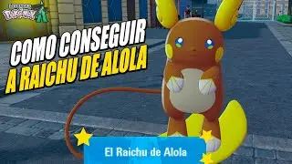 &iexcl;CONSIGUE a Raichu de Alola en Pok&eacute;mon Leyendas ZA!