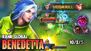 BENEDETTA BEST BUILD 2021 | TOP GLOBAL BENEDETTA GAMEPLAY | MOBILE LEGENDS✓