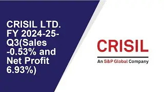CRISIL LTD. Consolidated Quarterly Result | Q3 Result 2024-25 | CRISIL LTD. latest news