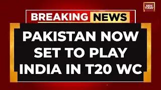 Pakistan Now Set To Play India In T20 World Cup | India Vs Pakistan T20 Match In Colombo On Feb 15