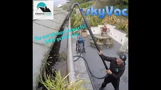 Skyvac the worlds most powerful 240v gutter vacuum