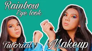 Rainbow Makeup Tutorial | Magvlovlog padin kahit maingay | Basic lang besh | Tagalog makeup tutorial