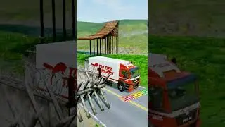 Truck Enters the Road of Death&hellip; What Happens Next?! #beamngdrive