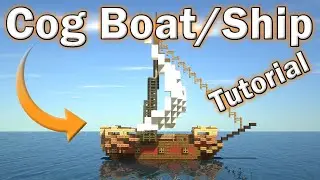 Учебник Minecraft: как сделать лодку/корабль (Cog)