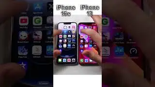 iphone 16e Vs iphone13 Speed test Comparison|#smartphone #ios16publicbeta #tech #iphone #iphonexi