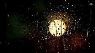  Night Rain on Window for Sleeping &ndash; 1 Hour (No Music)