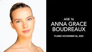 Anna Grace Boudreaux, age 16, Paris Opera Ballet School summer school audition 