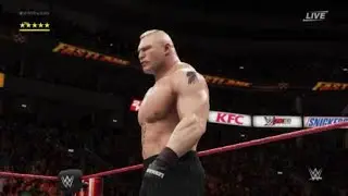 WWE 2K18 - Brock vs. Braun: 20 Min Iron Man Tables Match
