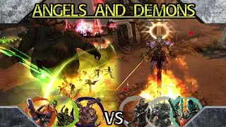 Dawn of War DE Ultimate Apocalypse: 3 на 3 Демоны, Некроны, Космические десантники против Сестер ...