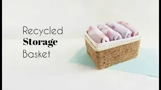 Recycled Cardboard Storage Basket