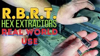 Mac Tools RBRT Hex Extractors Used In Real Life Work (Stripped Hex Head Bolts)