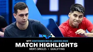 Rodrigo Hidalgo vs Alfonso Olave | MS Qual | WTT Contender Rio de Janeiro 2023