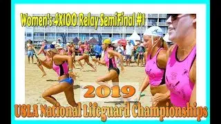 2019 USLA National Lifeguard Championships / Women's Run Relay Semi #1