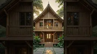 Luxury Bamboo House Interior! 🤩 Eco-Friendly Dream Home 🌏