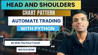 How To Find Head And Shoulder Chart Pattern | Algo Trading Strategy  | 