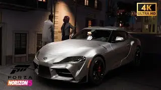 Test Drive Toyota Supra MK4 City Sight Gameplay | Realistic Driving | 4K Forza Horizon 5