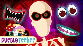 Pueblo Teehee | &iexcl;Vamos a Encontrar las Partes de la Cara de un Esqueleto!