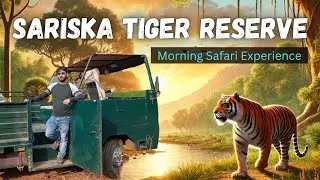 Sariska Tiger Reserve: Morning Safari and Tiger Den Resort Reviews! #sariska #junglesafari