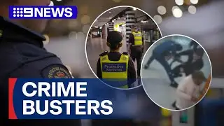 Cops to patrol shopping centres amid knife crime surge | 9 News Australia