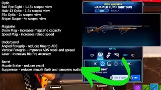 How To Use MOD BENCH Weapon Station in Fortnite Chapter 5 [ALL MODIFICATIONS]