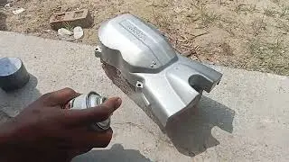 Hero Honda Splendor bike ka ful engine kholkar paint kaise karte hain स्प्लेंडर पेंट कैसे करते हैं🏍️