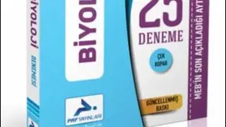 PARAF YAYINLARI 25’li AYT BİYOLOJİ DENEME-4 SORU ÇÖZÜMLERİ
