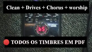 🔴Timbres   Zoom G2 Em PDF   / Worship / clean / drives / Chorus . 🛑 𝗟𝗶𝗻𝗸 𝗻𝗮 𝗱𝗲𝘀𝗰𝗿𝗶𝗰̧𝗮̃𝗼⚠️