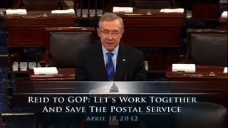 Reid to GOP: Let's Work Together and Save the Postal Service