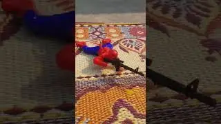 Action Figure Crawling Spiderman | #shorts