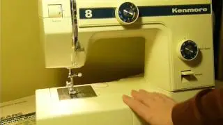 NIFTYTHRIFTYGIRL: Nice clean vintage Kenmore model 385.1254 convertible sewing machine
