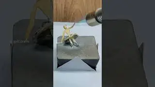 ESCAPE FROM MERCURY & FIRE #gold #youtube #video #viral #experiment #making #jewellery #shorts #art