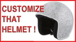 How to Customize your Motorcycle Helmet  full face vs  open face