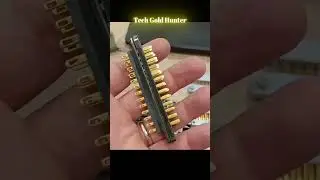 So Much Gold in Electronic Scrap 😱  Gold Recover #Shorts