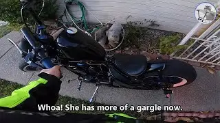2007 Honda Shadow VT600 (Bobber) - Test Run - After Re-jet