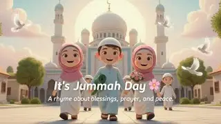 Jummah Mubarak Song for Children 🌸 | Learn About Friday | MiniMuslim_Land