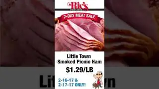 082250 000058 Meat 2 Day082250 000052 Meat 2 Day Sale Little Town Smoked Picnics 1 30 17