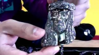 ALL BLACK JESUS PIECE WITH CHAIN