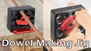 Dowel Making Jig Dowel Maker Crafting Precision Dowels - AMAZING