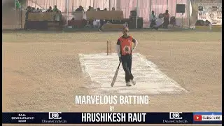Hrushikesh Raut | Marvelous Batting | One Side Batting | Alibag Cricket | #dreamscricket