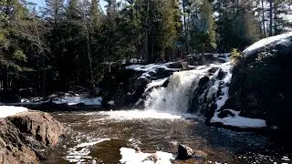 Dead River Falls - Traversing Marquette's Famous Waterfalls on the First Day of Spring