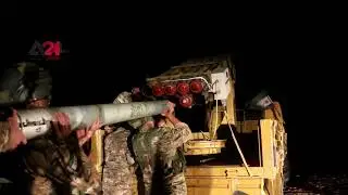 Syria &ndash; Syrian National Army shells regime bases in response to Al-Bab attack